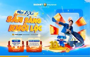 Mở Lì Xì – Nhận Lộc Vàng 2026: Giảm Phí Bảo Hiểm 10% + Quà Tặng Hấp Dẫn từ Bảo Việt